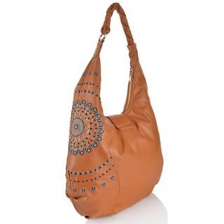 IMAN Global Chic Style Diva Beaded & Embroidered Hobo