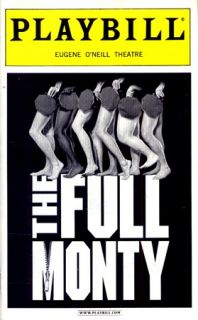 Original Broadway Playbill Full Monty Patrick Wilson