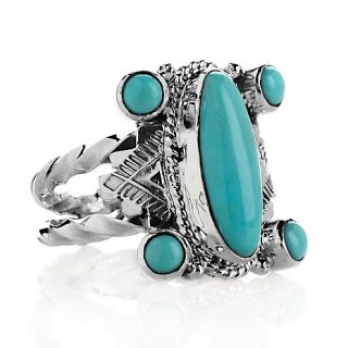 Chaco Canyon Southwest Multi Turquoise Sterling Silver Ring