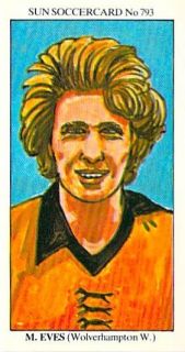 793 Mel Eves Sun Soccer Cards 1970S