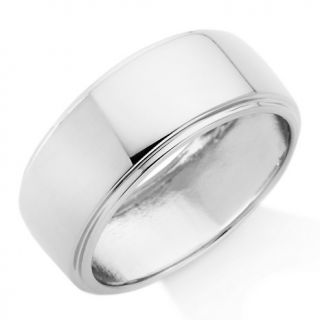 184 486 9mm sterling silver high polish step edge wedding ring rating