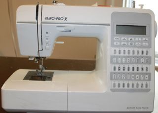 Euro Pro 9105 Computerized Deluxe Denim and Silk Sewing Machine