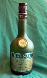Empty bottle Raynal Napoleon French Brandy VSOP 750 ml bottled in