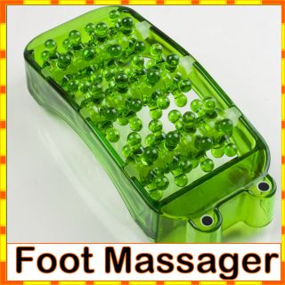  Mini Plastic Feet Relax Foot Roller Design Massager Green