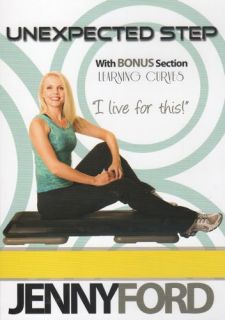 jenny ford unexpected step aerobics exercise dvd new