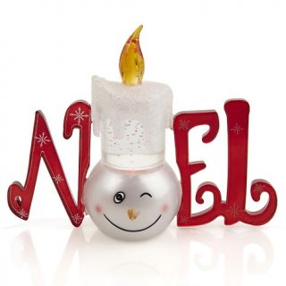 Winter Lane Flameless LED Candles 3 pack Snow, Joy and Noel