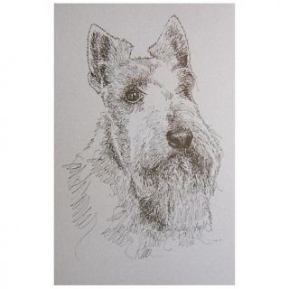 186 701 kline dog art scottish terrier hand signed art lithograph