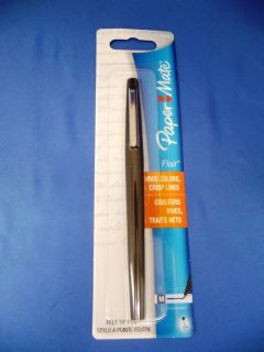 Papermate Flair Felt Tip Pen Marker Black 84304