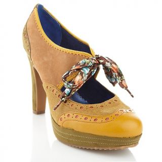 204 478 poetic licence foolproof leather and suede shootie pump note