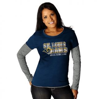 201 028 vf imagewear nfl womens twofer layered tee rams rating 24 $ 14