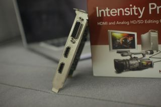 Blackmagic Design Intensity Pro HD SD HDMI Analog Capture Editing Card