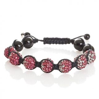 193 545 sonoma studios shamballa style pink ombre pave crystal and
