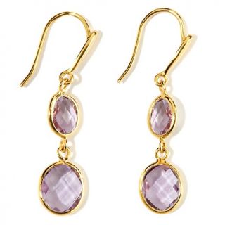 194 691 technibond double oval gemstone drop earrings note customer