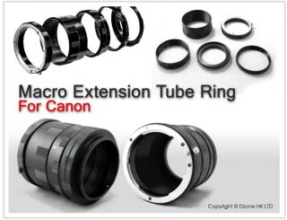 this macro extension tube set consists of 3 individual tubes camera