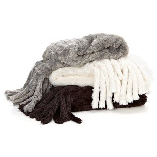 202 203 a by adrienne landau faux mink throw with tails note customer