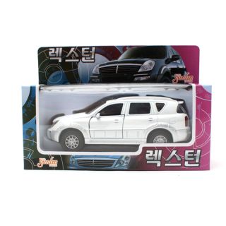 2001 Rexton White Ssangyong Motor Diecast Mini Cars Toys Korea