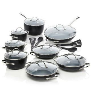 GreenPan Classic Collection 20 Piece Cook Set Black New