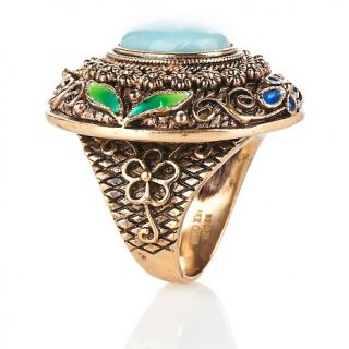 Jewelry Rings Gemstone Amy Kahn Russell Oval ite Bronze