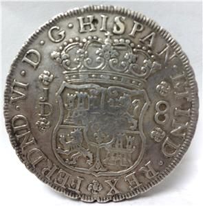 peru 1755 jd 8 reales silver pillar