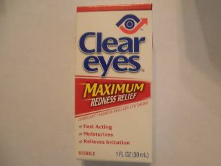 Clear Eyes Lubricant Redness Reliever Eye Drops 30ml