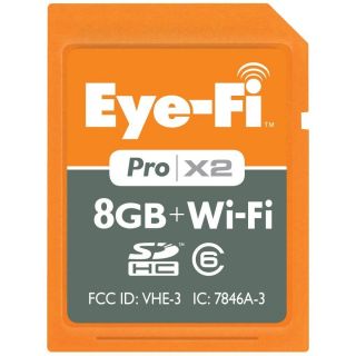 Eye Fi 8 GB Pro X2 SDHC Memory Card