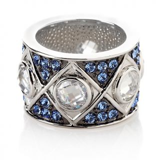 208 727 real collectibles by adrienne sapphire blue and white jeweled
