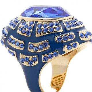Jewelry Rings Fashion AKKAD Aquatic Fantasy Oval Turtle Print
