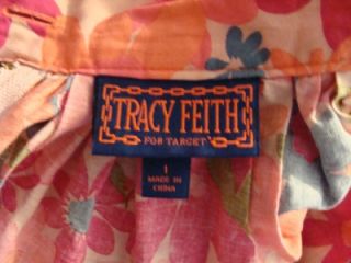 Tracy Feith Target Pink Flower Full Circle Mini Skirt 1