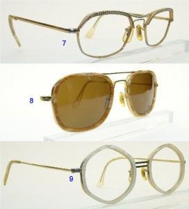 12K GF Gold Scrap Vintage Eyeglass Lot American Optical Mid Century
