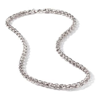 210 501 sterling silver 6mm bold wheat chain 20 rating be the first to