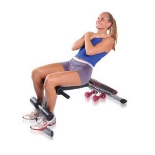 Pro Weight Bench Sit Up Exercise Ab Crunch Board FID gym training seat