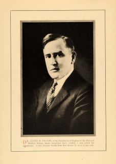 1924 Print Lloyd Felton Harvard Medical Serum Pneumonia Original