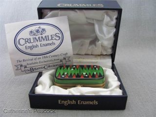 Eximious Limoges France Backgammon Peint Main Trinket Box