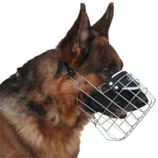 Wire Basket Muzzle Size 1 German Shepherd Female