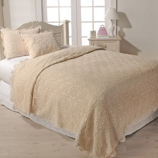 405 236 cottage collection cottage collection 3 piece crochet coverlet