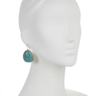 Boheme By the Stones Simulated Turquoise Goldtone Drop Earrings
