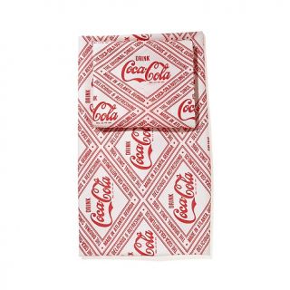 219 380 coca cola classic logo sheet set king note customer pick
