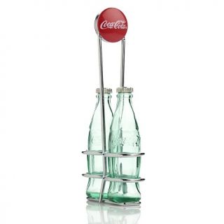 211 653 coca cola coca cola glass bottle salt pepper shakers with rack