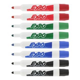 Expo Bold Color Assorted Bullet Tip Dry Erase Markers