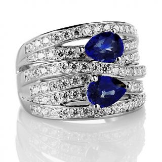 212 051 victoria wieck 2 67ct absolute created sapphire and pave 6 row