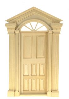  Furniture Exterior Entrance Door Columns Trim Wood New