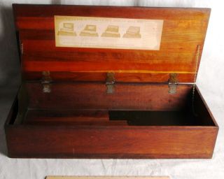 L4 FERRY MORSE 1930s GENERAL STORE WOOD, BRASS BOX JOINT GARDEN SEED