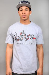 Halloway Join the Murder Tee Grey Concrete