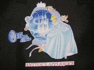 Disney Princess Cindeerella Fabric Iron on Applique 1