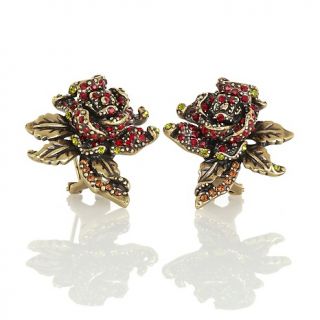 226 156 heidi daus rose elegance crystal accented earrings rating 2 $