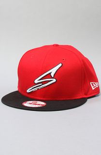 Sneaktip The Sharpie Logo Snapback Hat in Red Black