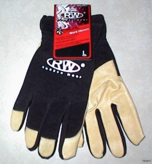 Pig Skin Spandex Extreme Rugged Work Gloves Free SHIP
