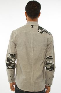 11 After 11 The General Buttondown LS Shirt in Gray