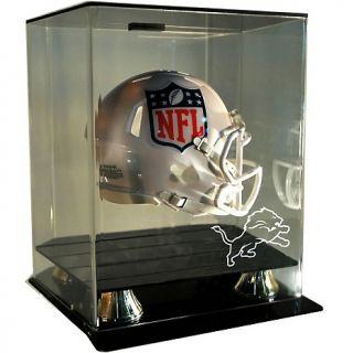 224 126 football fan nfl floating mini helmet display case lions