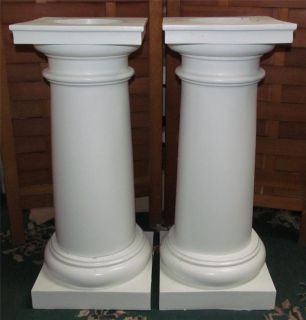 Vtg Pair Fiberglass Salesman Sample Size Columns Pillars Dixie Pacific